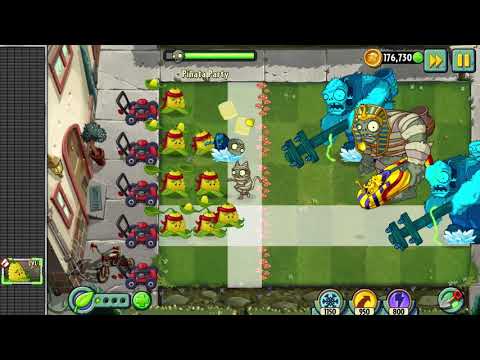 Plants vs Zombies 2 gameplay - Piñata Party - 8th October 2021