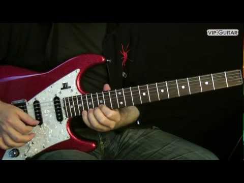 Fingertraining und Aufwärmübung für Gitarre: "Die Spinne"