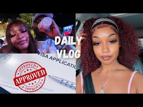 DAILY VLOG- Got My USA Visa + All White Brunch Party + Starbucks Matcha + Business Sales + Unboxing