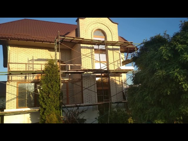 Фото Утепление дома с нанесением декоративной штукаткрки