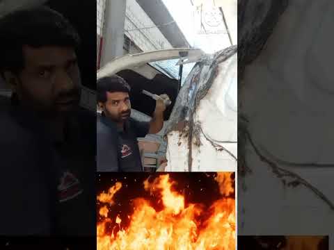 Hyundai h1 rear fender repairing pioneer auto car repair