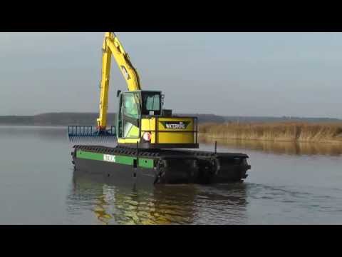 GreenFloat WK100 - Amphibious Excavator Schwimmbagger - Teil 1
