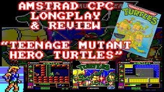 [AMSTRAD CPC] Teenage Mutant Hero Turtles - Longplay & Review
