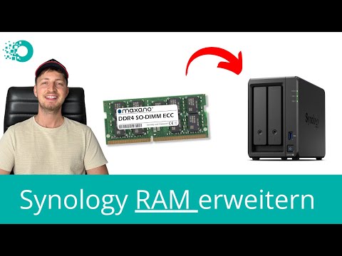 Synology NAS Arbeitsspeicher erweitern Wie verbaue ich einen weiteren RAM-Riegel in meine DiskSation