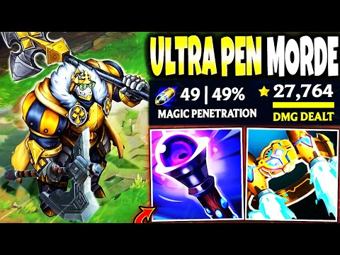 Olaf Top met his COUNTER?! My New ULTRA PEN MORDEKAISER Season 13 Build 🔥 LoL Top Morde s13 Gameplay