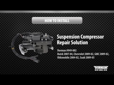 Suspension air compression installation
