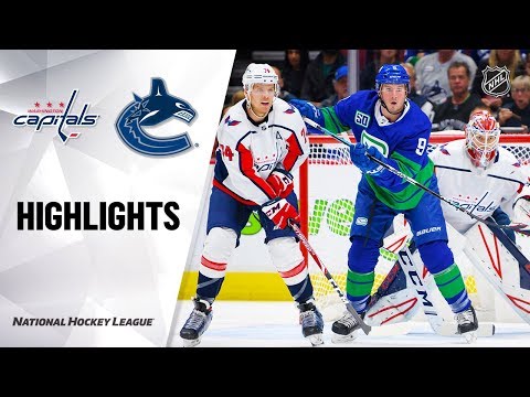 NHL Highlights | Capitals @ Canucks 10/25/19