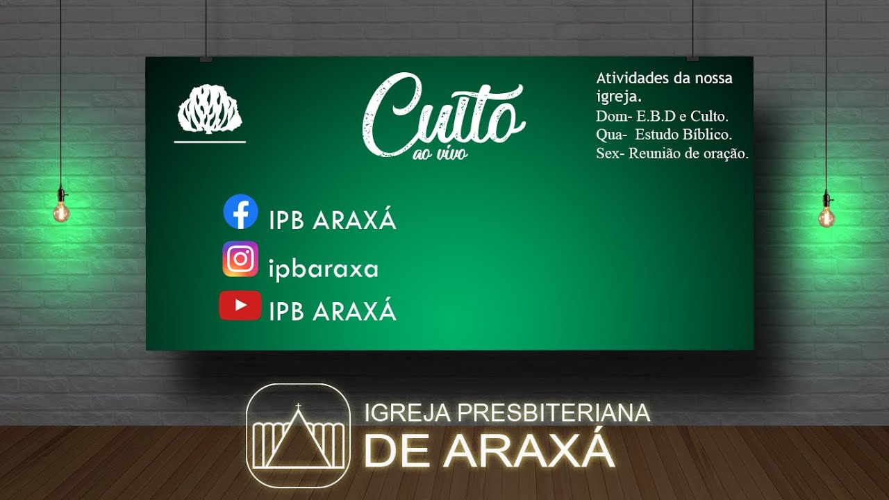 Culto- "Anunciando a presença de Deus" - Isaías 40.3-11. Pastor Clodoaldo Caldas. 06/11/2022.