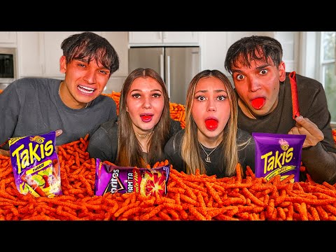 LAST TO STOP EATING HOT CHIPS WINS!