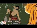 RRR movie vs reality | Jr NTR | ss Rajamouli | 2d animation || 2d kk cartoon ||