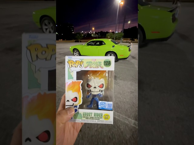 Vídeo relacionado con Funko Figura de vinilo exclusiva Pop! Marvel #1559 Strange Tales Ghost Rider que brilla en la oscuridad