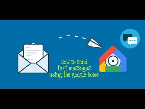 how to send text messages using google home