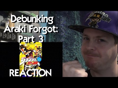 Debunking Araki Forgot: Part 3 - Stardust Crusaders REACTION