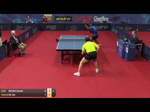 ITTF World Tour Polish Open 2015  R32 XU Xin vs ARUNA Quadri