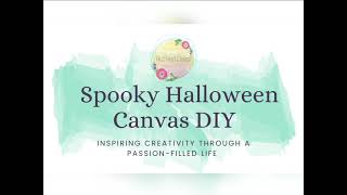 Spooky Halloween Canvas DIY