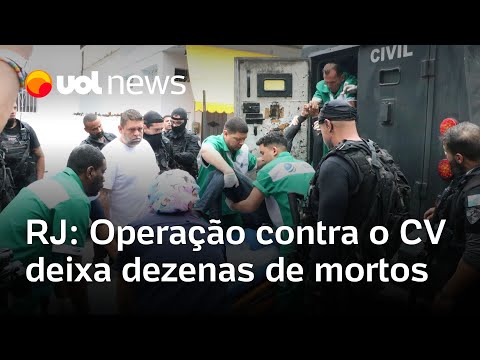Operação contra o Comando Vermelho deixa dezenas de mortos no Rio e prende 81 suspeitos