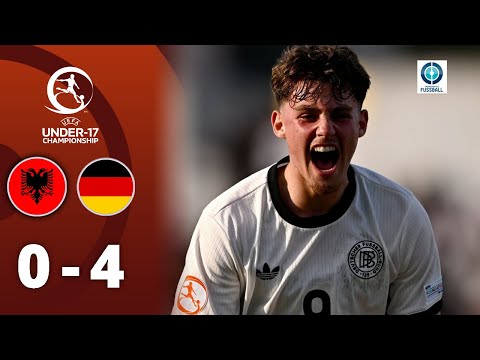 Wisdom Mike in den Winkel! Deutsche U17 besiegt Gastgeber Albanien! | Albanien U17 - Deutschland U17