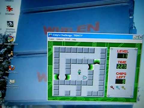 Chip's Challenge Level 10 and 11. Brushfire and Trinity.