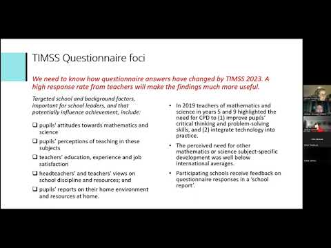 TIMSS: Using research evidence to support excellent mathematics and science teaching (Part 2)