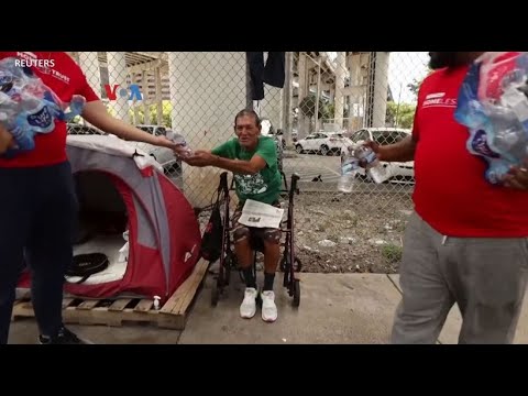 VOA  - TUNAWISMA MIAMI TERCEKIK CUACA PANAS EKSTREM