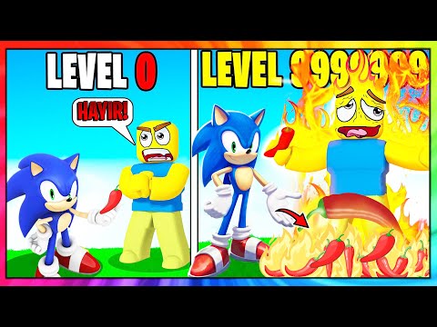 SONİC NOOB A ÖZEL ACI BİBERLER YEDİRTTİ 🔥 NiKO ile ROBLOX