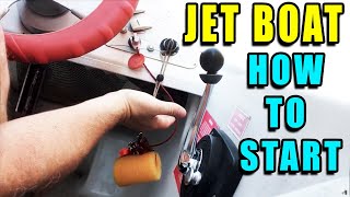 How to Start your Regal Rush Jet Boat - COMPLETE OVERVIEW