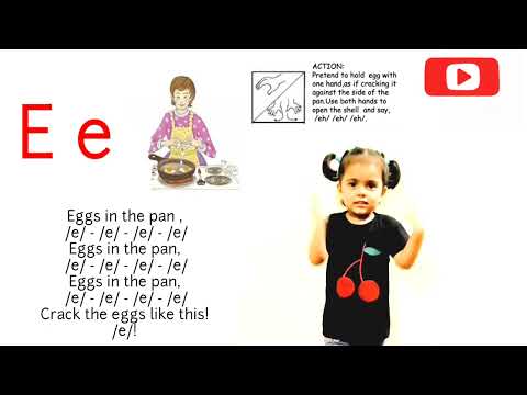 Eggs in the pan e e e | Letter E phonic song #phonics_song#toddler#preschool#learnwithayesha