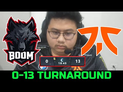 BOOM VS FNATIC GAME 2 - 0 - 13 TURNAROUND DPC SEA TOUR 2 2022