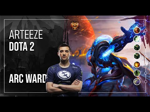 Arteezy Arc Warden Safe Lane Dota 2 | Ranked Match | Gameplay