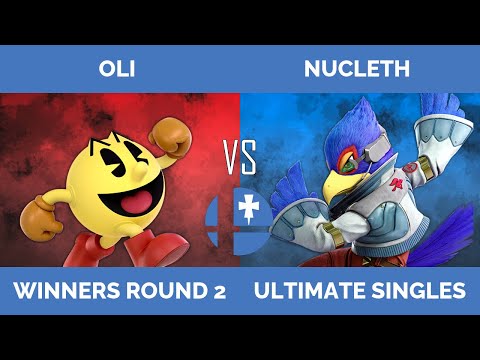 RogaSmash 222: SSBU Winners R2 – Oli (Pac-Man) vs Nucleth (Falco)