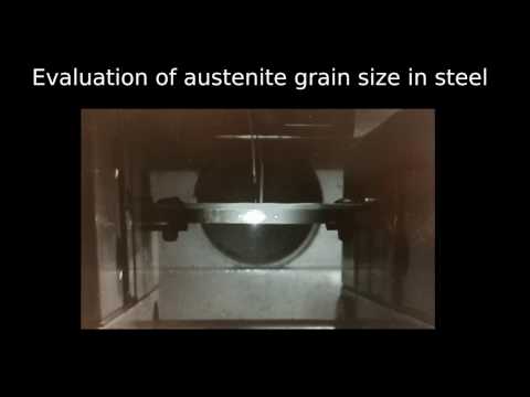 CTOME Laser ultrasonic grain size measurement in steel