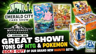 Emerald City Card Show POV | Pokémon, MTG & SOLD OUT Naruto?! 😳🔥
