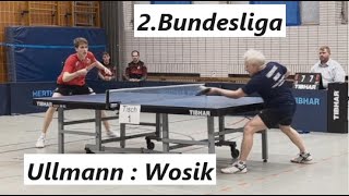 2.Bundesliga | Mit 50 gegen den Deutschen U19 Vize Meister T.Wosik(2268TTR) gegen L.Ullmann(2191TTR)