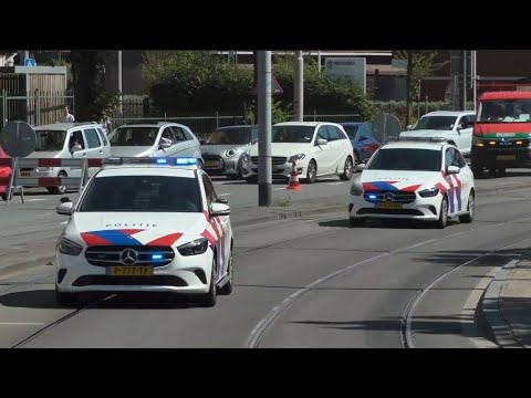 Verschillende Politie Eenheden met spoed onderweg in Den Haag