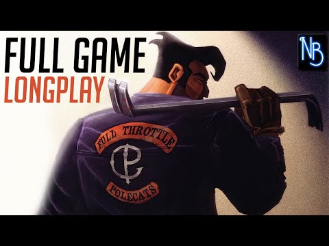 Full Throttle Remastered FULL GAME Walkthrough No Commentary (Longplay)