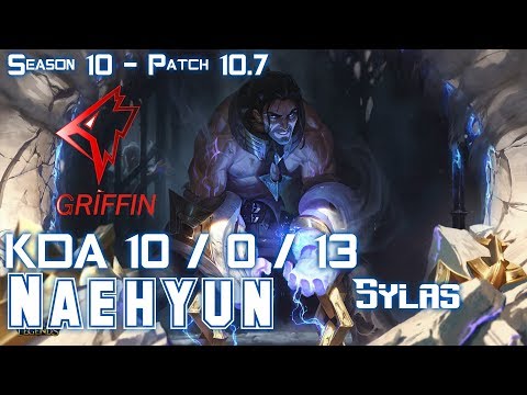 GRF Naehyun SYLAS vs RENEKTON Mid - Patch 10.7 KR Ranked