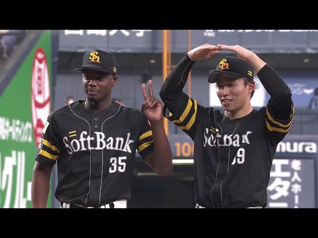 ホークス・モイネロ投手・野村勇選手ヒーローインタビュー 5月13日 福岡ソフトバンクホークス 対 埼玉西武ライオンズ