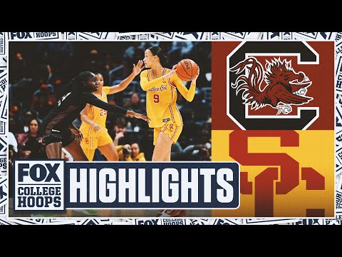 No. 2 South Carolina Gamecocks vs. No. 8 USC Trojans Highlights | FOX College Hoops