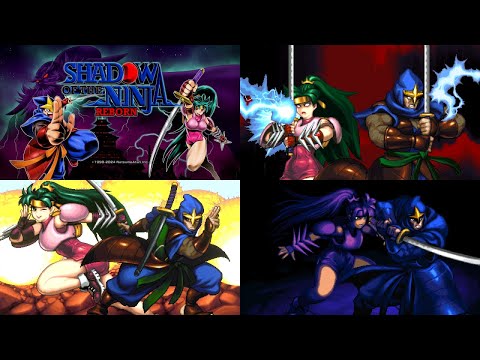 Shadow of the Ninja Reborn Full Game Gameplay Walkthrough 2 Players Coop No Commentary