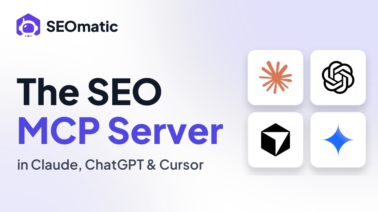 SEOmatic MCP Server: Your AI SEO Agent in Claude, ChatGPT & Cursor video thumbnail