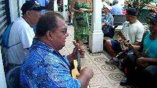 Brian Calvert plays Guitar with Local Band