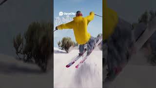 Skiing Stunt! Watch This Skier Defy Gravity and Shred!