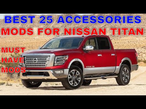 25 Different Nissan Titan Accessories MODS Side Step Tonnue Cover Lift Kit Guard & Many More Must Hv