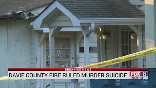 Davie County fire ruled murder-suicide; 4 shot, killed