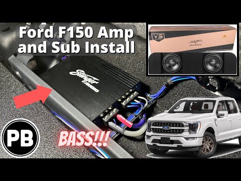 2021 - 2025+ Ford F150 Amp and Sub Install (to Factory Radio non-B&O)