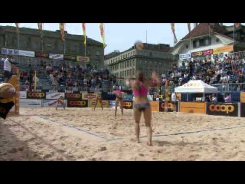 Beach Volleyball Women SM 2010 Forrer - Vérgé Dépré : Kuhn - Zumkehr