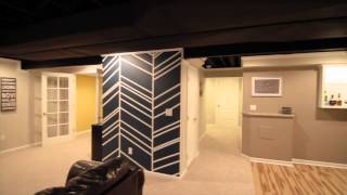 preview picture of video 'Finished Basement Walkthrough in Farmington Hills, MI'