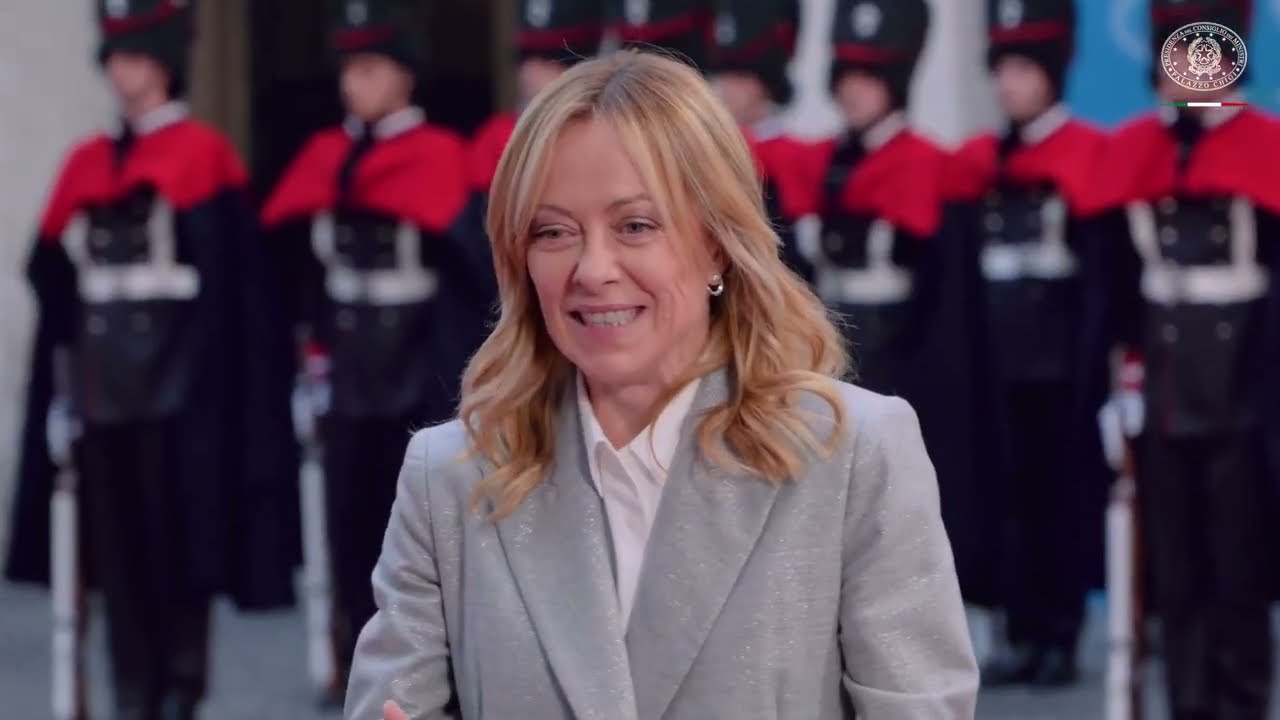 GIORGIA MELONI RICEVE A PALAZZO CHIGI IL PRESIDENTE DELL'AUTORITÀ NAZIONALE PALESTINESE ABU MAZEN