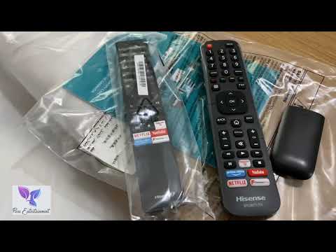 HISENSE H55U7BUK unboxing 2020