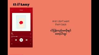 13 - LANY ( Lyrics mmsub // Myanmar Subtitles )